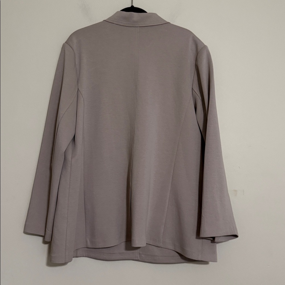 Fabletics Women's Taupe Blazer jacket performance women XXL/1X casual office - Picture 10 of 10